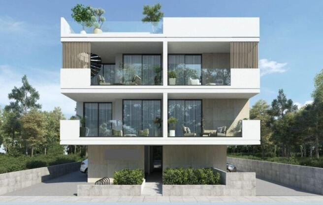 Front of Apartments