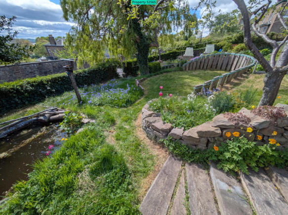 Garden & pond south