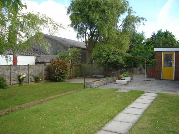 Rear garden