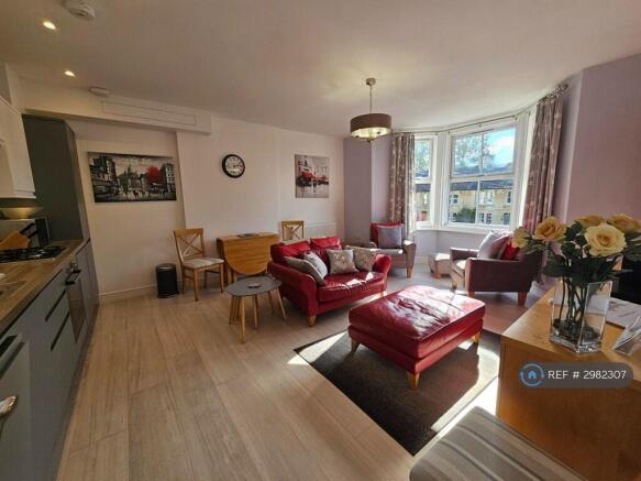 Living Area & Kitchen