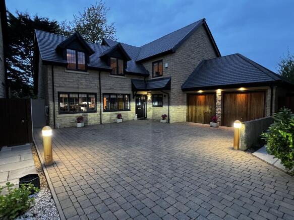 Front elevation (twilight)