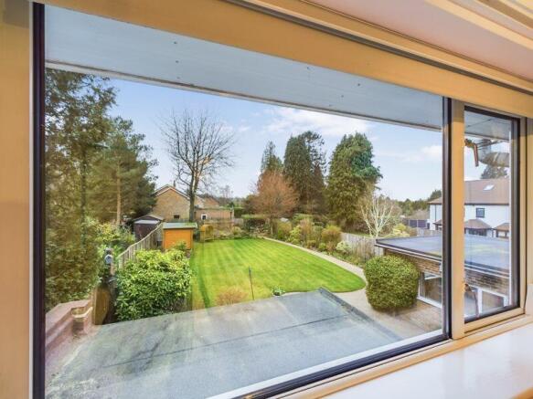 VIEW TO THE GARDEN FROM BEDROOM THREE