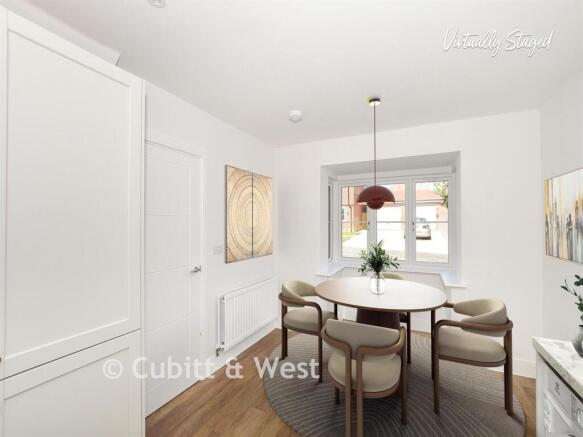 Staged Kitchen Diner