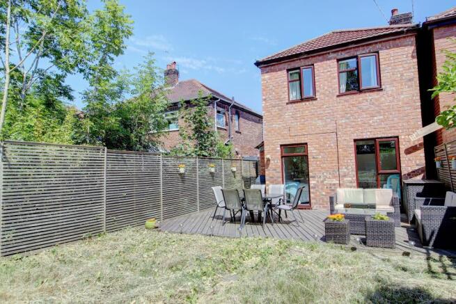 Decked sun terrace