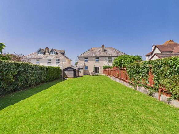 Rear of property