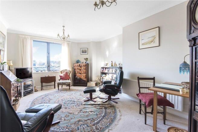 Sitting room with large scenic window