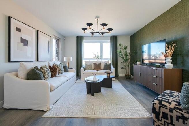 A bright and spacious lounge
