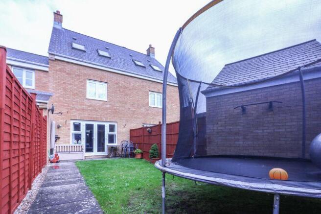 Rear of property
