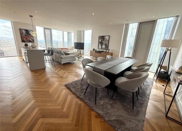 3-bed flat on 9 Owen Street, Deansgate Square, Manchester, M15, £975,000