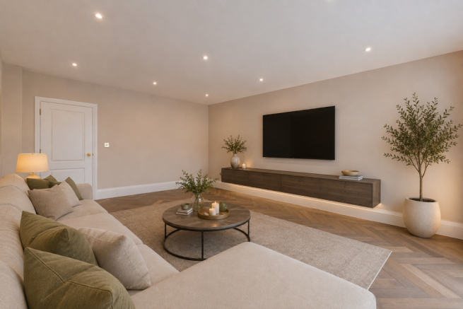 furniture and furnishings are computer generated