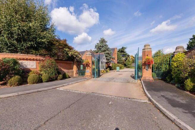 Gated entrance to St Ann's Park