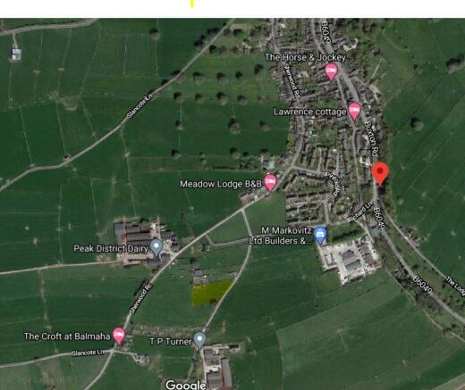 Land (Highlighted), The Clock House (Red pin)