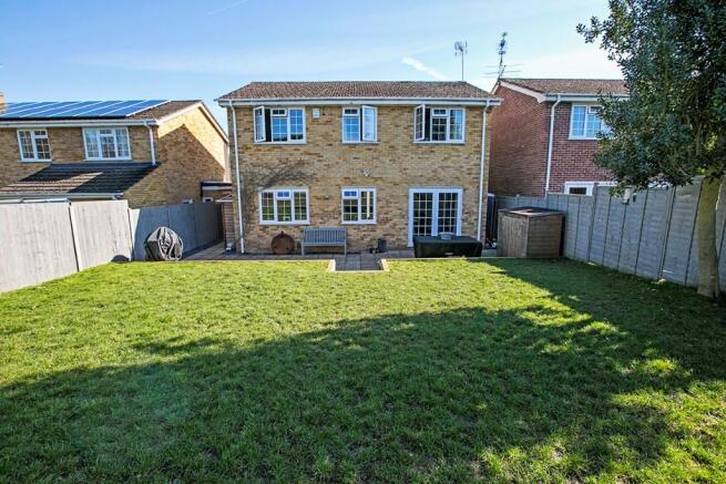 Rear of house