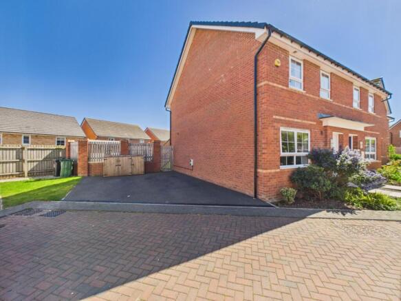 Private double driveway
