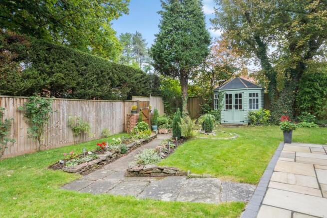 Rear garden area
