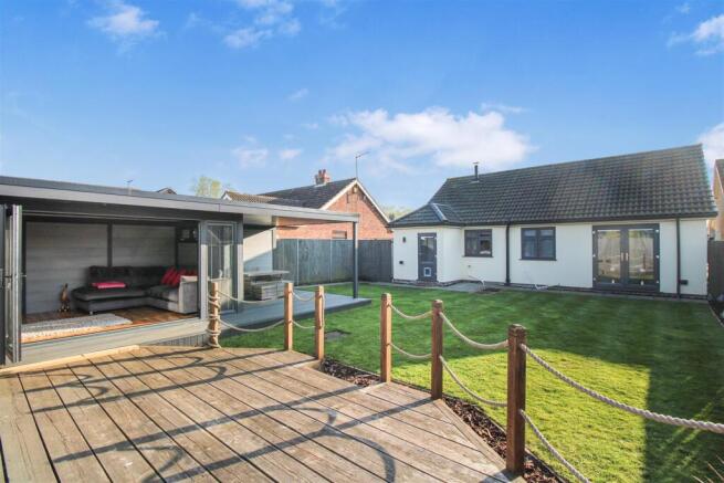 Rear of property