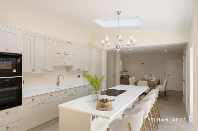 Kitchen/Dining Room, 26a St. Leonards Street, Stamford, Virtually Staged
