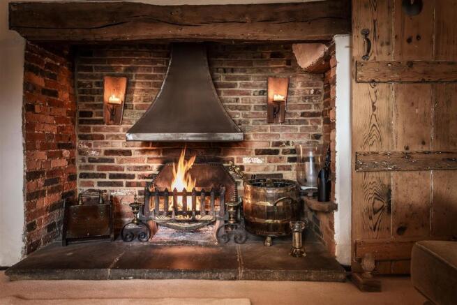 house. estate agency Dunsfold fireplace
