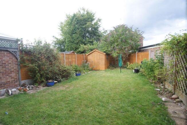 Rear garden