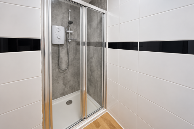 Shower in Bedroom