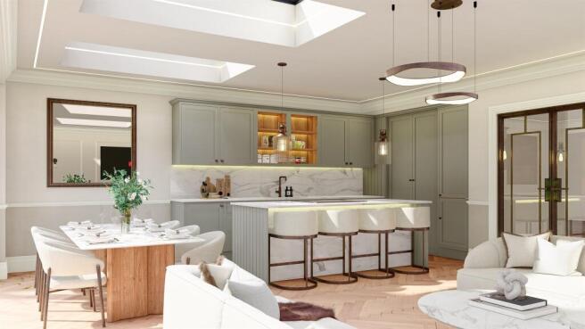 Kitchen Living Dining Room
