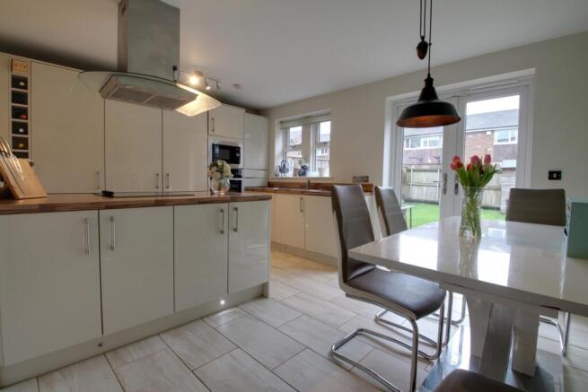 Open plan dining kitchen