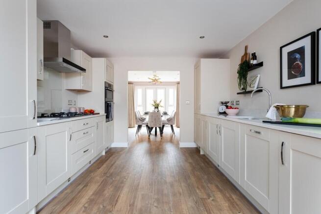 2 sided kitchen with lots of storage
