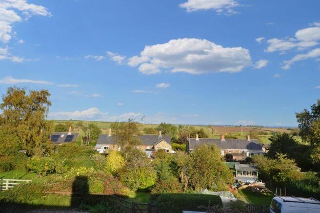 View from upstairs bedroom window
