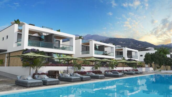 Stunning 2+1 Semi-attached Villa with Rooftop Terrace with Mountain and Sea Views Image 9999 2