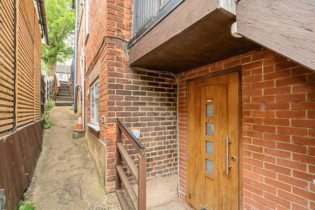 External, front door