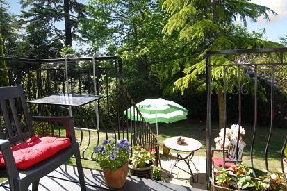 Balcony and Communal Gard