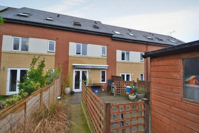Rear of property