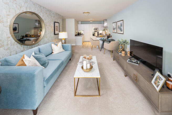 Show home living room