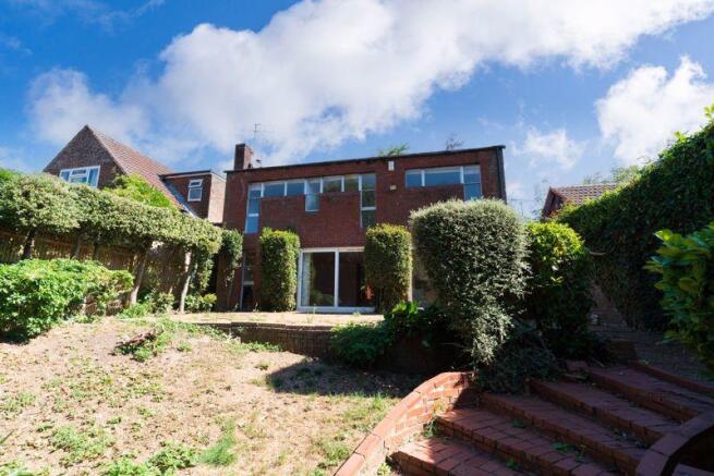 rear of property