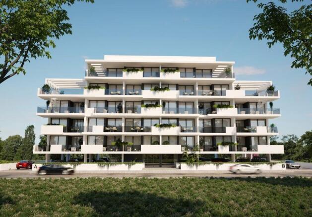 Front of Apartments