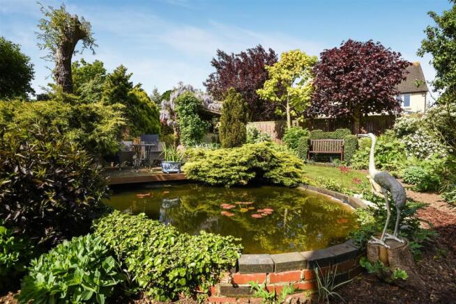 Pond and BBQ Area