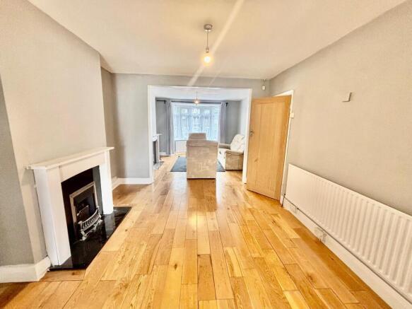 Open plan living area