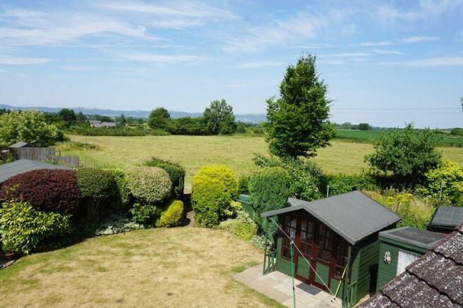 Rear garden an...