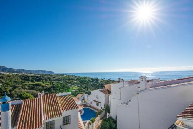 Roof terrace sea view