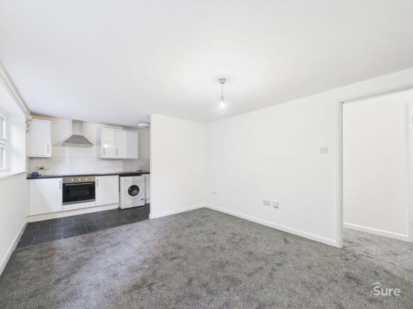 Living Area and Kitchen