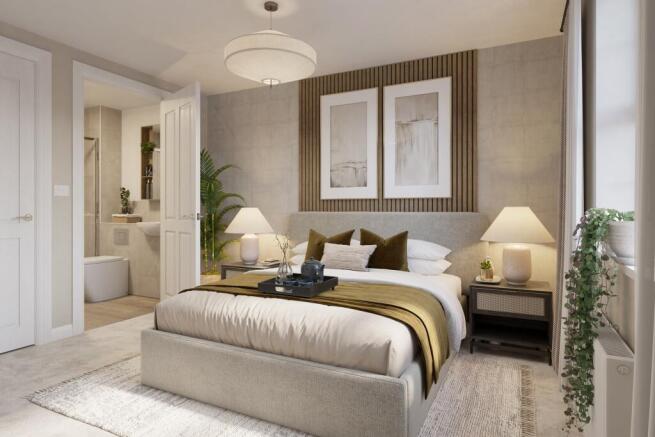 Main bedroom in the 2 bedroom Harlington