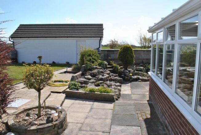 Rear garden