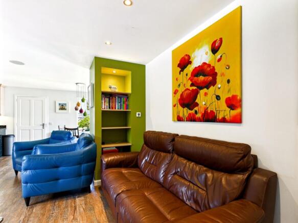 Kitchen/dining/family room.