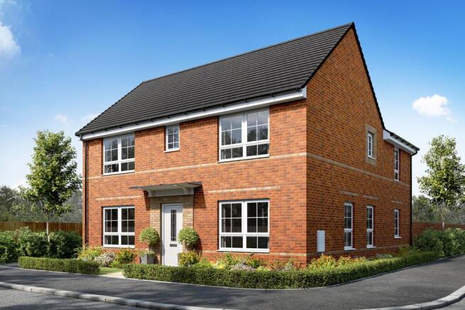 Exterior CGI of our 4 bed home