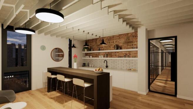 SHP Stanley Sq Ph2A  ME Office  Stage 3 Kitchen 