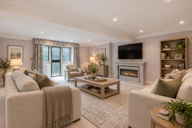 Sitting Room - digital furniture has been added fo