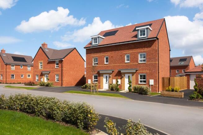 Exterior view of our 4 bed Woodcote home