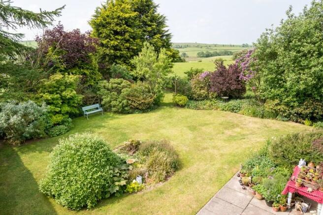 Rear garden an...