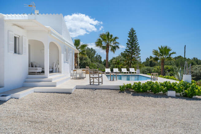 Inviting pool area