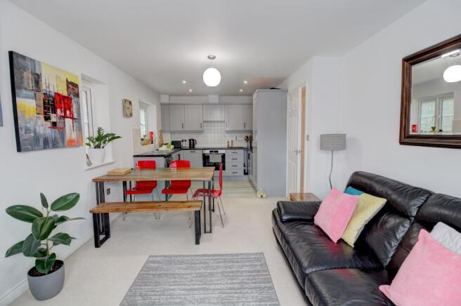 Open plan living space